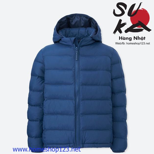 Áo Khoác Lông Vũ Trẻ Em Uniqlo Có Mũ - 66 Blue