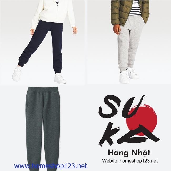 Quần Nỉ Lót Lông Cừu Trẻ Em Uniqlo