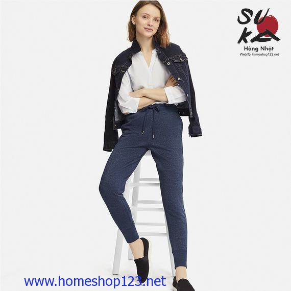 Quần Nỉ Lông Cừu Uniqlo - 408692-68 Blue