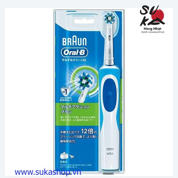 Bàn Chải Đánh Răng Điện Braun Oral-B Clean EX D12013A