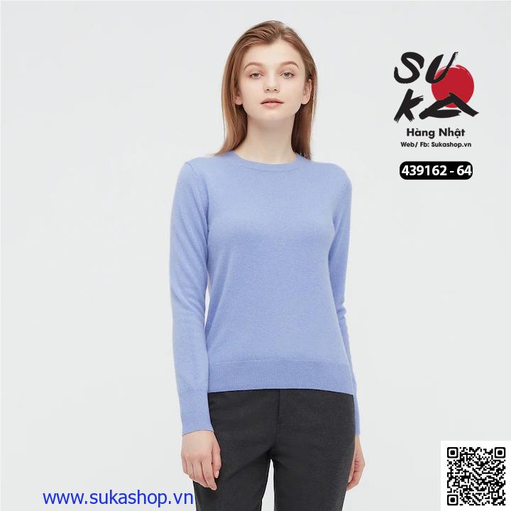 Áo len Cashmere cổ tròn - mềm mịn, ấp áp