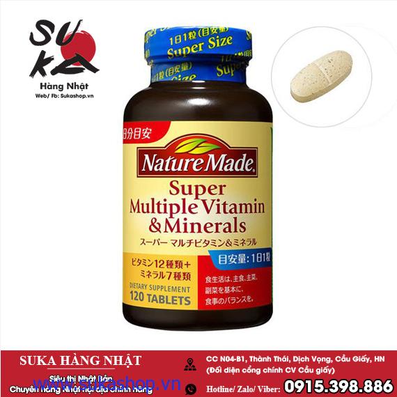 Vitamin tổng hợp - Siêu Vitamin & Khoáng chất - Super Multiple Vitamin & Mirerals